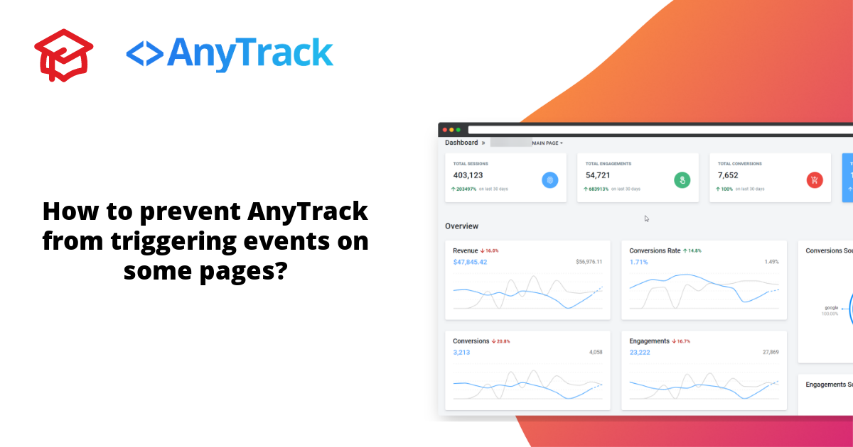 How to prevent AnyTrack from triggering events on some pages?